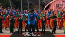 Batalyon Infanteri Teritorial Pembangunan (Yonif TP) 931/Ksatria Jokotole menerima kunjungan belajar siswa SDI hingga SMPI Nurul Bayan, Kabupaten Sumenep