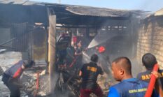 Bahunya Kompak, Api Ditaklukkan! Damkar Sumenep dan Yonif TP 931 Turun Bersama