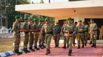 Yonif TP 931/Ksatria Jokotole Perkuat Patriotisme Lewat Tradisi Satuan di Sumenep