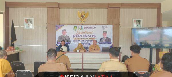 Gandeng Dukcapil dan BPS, Dinsos P3A Sumenep Siapkan Perangkat Desa Dukung Perlinsos