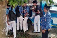 Pustakawan Ahli Muda Dispusip Kabupaten Sumenep Drs Syaiful Bahri di SMAN 1 Gapura