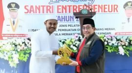Wabup Sumenep KH Imam Hasyim di Acara Santri Entrepreneur 2026.