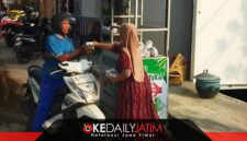Suasana Penyaluran Nasional Bungturat di Jalan Urip Sumoharjo Desa Pabian, Jum'at (09/10/2026)