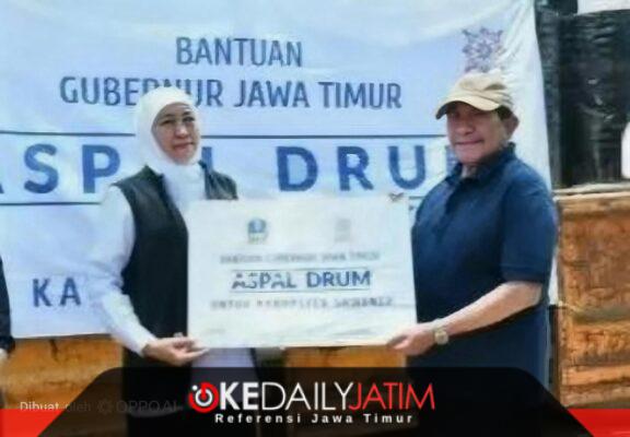 Gubernur Jawa Timur Khofifah Indar Parawangsa dan Wabup Sumenep KH Imam Hasyim 