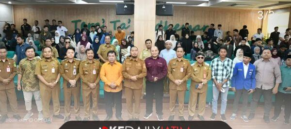 Bupati Sumenep Dr. H. Achmad Fauzi Wongsojudo, S.H., M.H., menghadiri FGD penyusunan naskah akademik di UNIBA Madura, Selasa (13/10/2026).