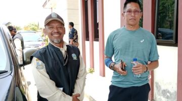 Kadisperkimhub Kabupaten Sumenep Dadang Dedi Iskandar (Kanan) di Kegiatan Opgab Skala Besar Kepatuhan PKB, Jum'at (23/10/2026)
