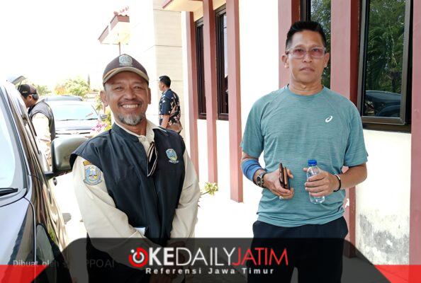 Kadisperkimhub Kabupaten Sumenep Dadang Dedi Iskandar (Kanan) di Kegiatan Opgab Skala Besar Kepatuhan PKB, Jum'at (23/10/2026)