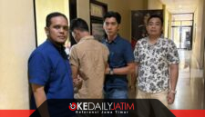 Anggota Satreskrim Polresta Sumenep Saat Mengamankan Pelaku Persetubuhan