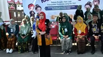 Bunda PAUD Kabupaten Sumenep Nia Kurnia Fauzi di Acara Festival Karnaval 2026