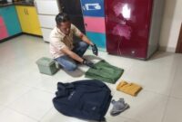 Anggota Satreskrim Polresta Sumenep Bersama Barang Bukti Yang Berhasil Diamankan