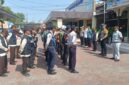 Suasana Apel Opgab Skala Besar UPT PPD, Satlantas Polresta, Bapenda Sumenep, Disperkimhub di Halaman Kantor UPT PPD, Jum'at (23/10/2026)